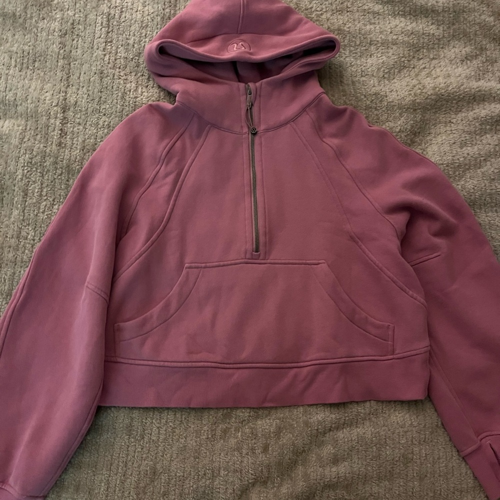 Lululemon velvet dust half zip scuba XS/S